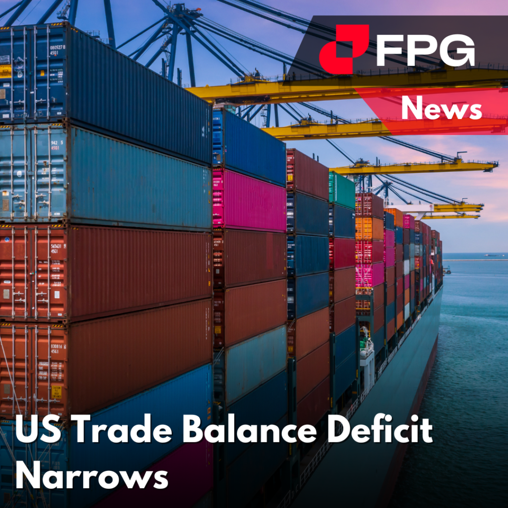 US Trade Balance Deficit Narrows