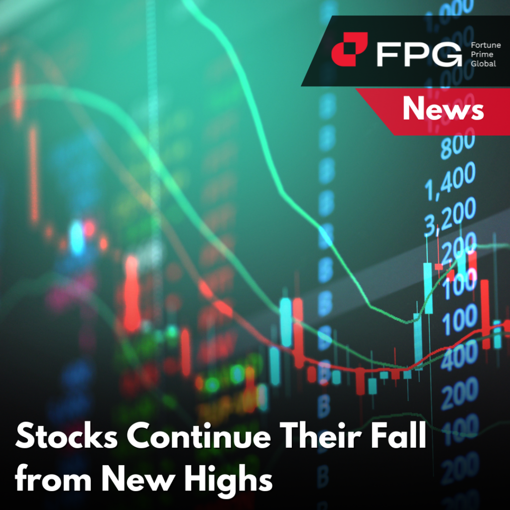 Stocks Continue Their Fall