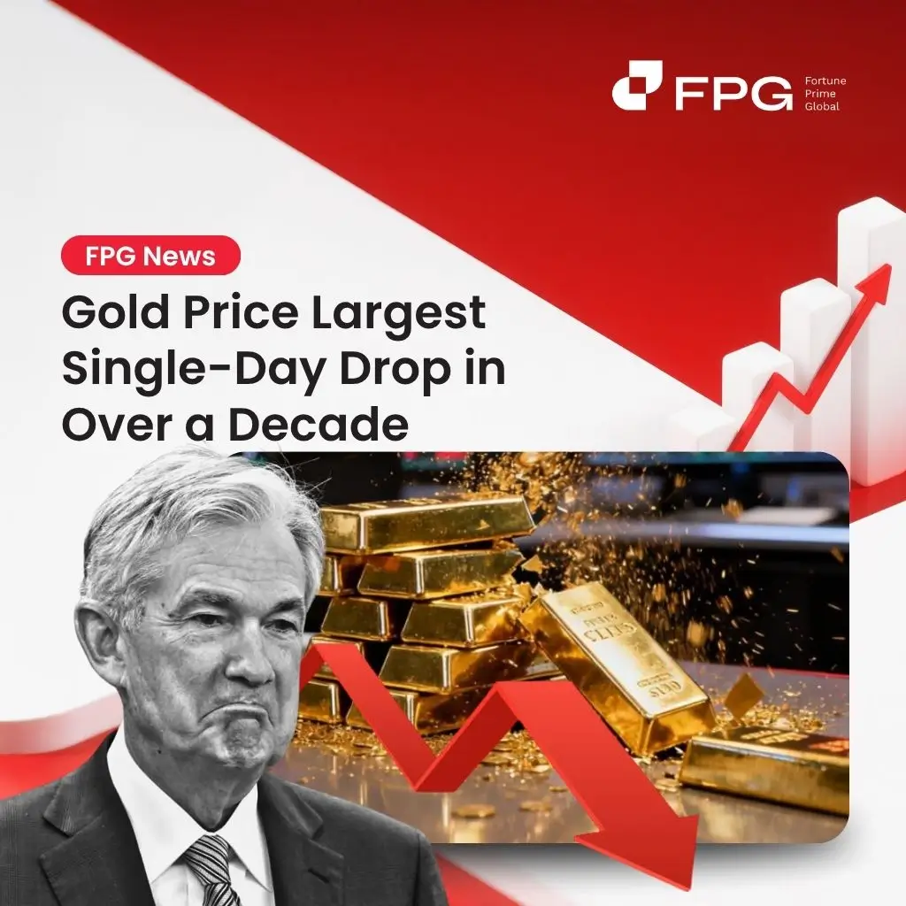 Gold Price Largest Single-Day Drop in Over a Decade